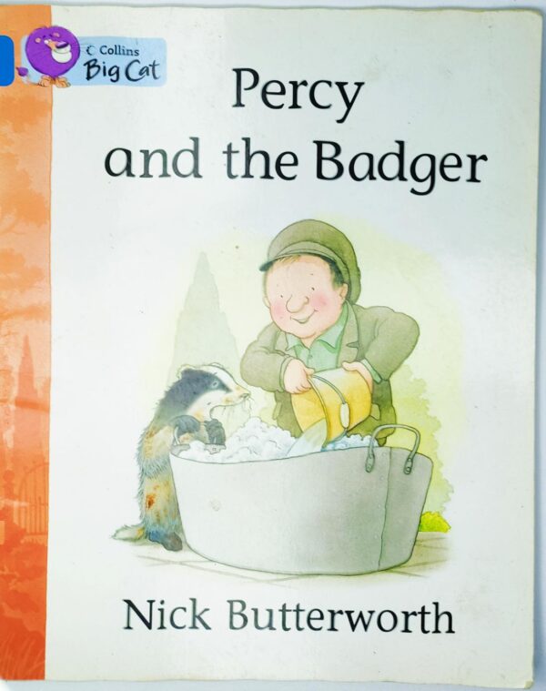 قصة "بيرسي والغرير" للمؤلف نك بترورث باللغة الإنجليزية 16صفحة من القطع المتوسط Percy and the Badger
