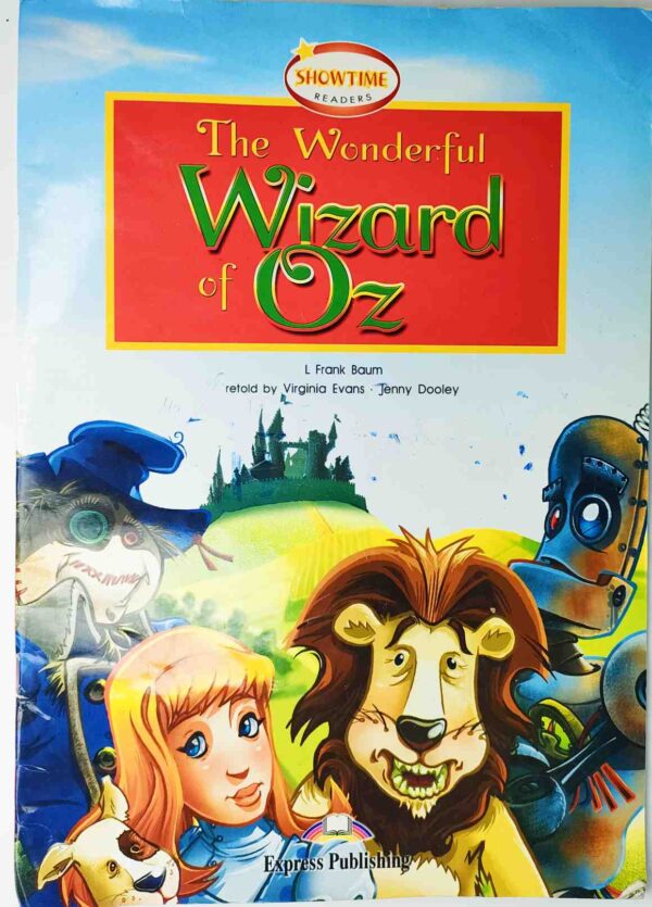قصة "ساحر أوز العجيب" للمؤلف فرانك بوم باللغة الإنجليزية 48 صفحة من القطع الكبير The wonderful wizard of Oz A story by L. Frank baum