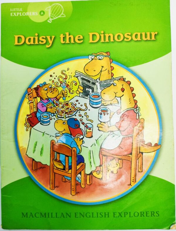 قصة "الديناصورة ديزي" للمؤلف جيل منتون باللغة الإنجليزية 24 صفحة من القطع المتوسط Daisy the Dinosaur A story by Gill Munton In English