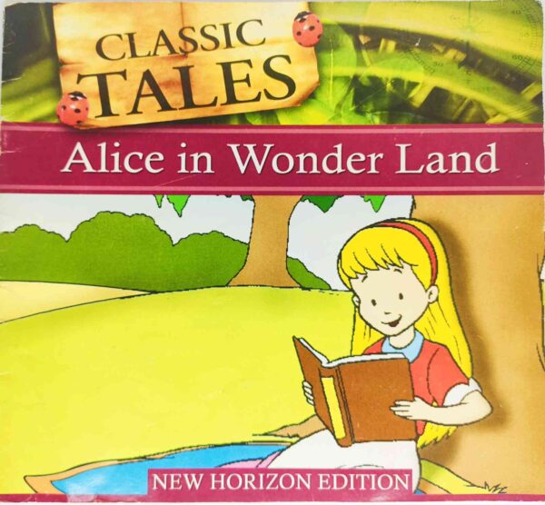 قصة "أليس في بلاد العجائب" باللغة الإنجليزية 12 صفحة من القطع الكبير Alice in Wonderland In English