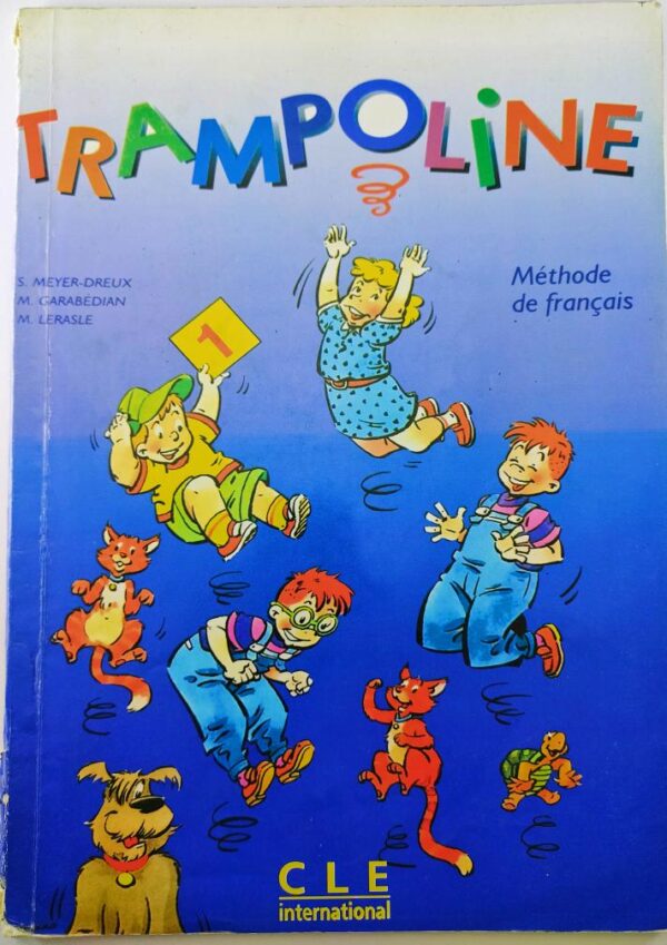 كتاب ترامبولين 1 لتعليم اللغة الفرنسية باللغة الفرنسية Francais CLE international
