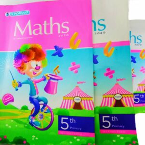 Maths 5th Primary Second Term El-Moasser 3 books: -the main book -Worksheets and examinations -Guide answers Used Printed 2020 الرياضيات المعاصر للصف الخامس الابتدائي - الفصل الدراسي الثاني باللغة الإنجليزية الحالة مستعمل بعض الصفحات بها تعليقات وعلامات طباعة 2020
