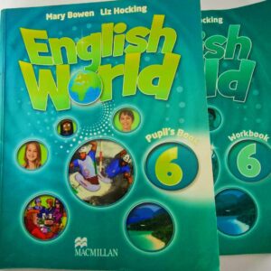 English World - Pupil's Book - 6 Educational Book By Mary Bowen and Liz Hocking Macmillan 2 Books: - Pupil's Book: 136 pages - WorkBook: 144 pages Condition: Used Some Papers have marks and comments 2010 كتاب عالم اللغة الإنجليزية للصف السادس كتابان: كتاب الطالب وكتاب النشاط الحالة مستعمل بعض الصفحات بها علامات وتعليقات