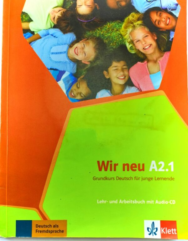 wir new A2.1 Grundkurs Deutsch fur junge Lernende Lehrbuch 2 Used Lehr und Arbeitsbuch mit Audio CD Klett 2017